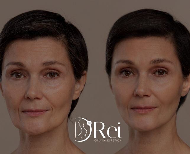 rejuvenecimiento con lifting facial personalizado - Dr Rei mesa cirujano estetico en colombia especialista en rejuvenecimiento facial